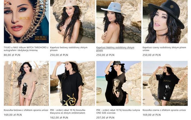 Justyna Steczkowska sklep