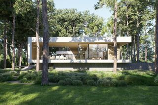 Dom na zachód: nowoczesna willa wśród sosen