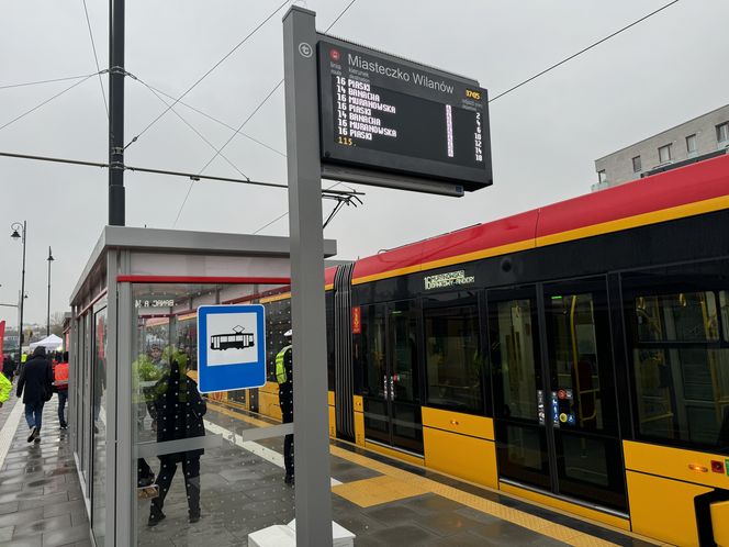 Warszawa. Tramwaj do Wilanowa