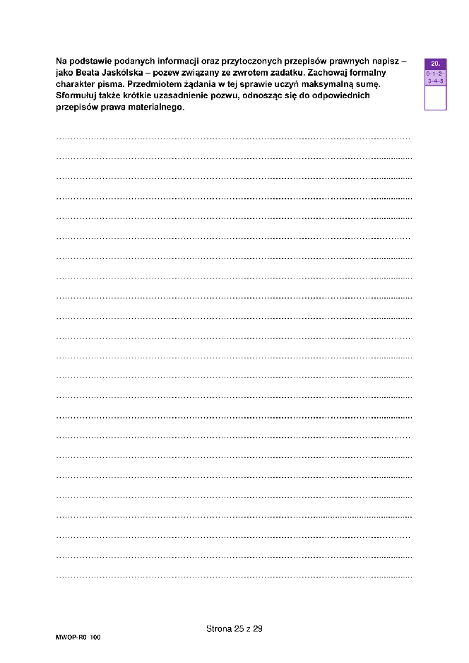 Matura 2023 WOS rozszerzony - arkusze CKE formuła 2023