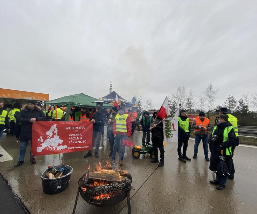 Autostrada do Niemiec zablokowana. Trwa wielki protest 