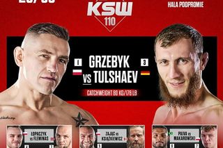 KSW 110: Karta walk. Kto walczy na gali Grzebyk - Tulshaev? Kolejność walk w Rzeszowie