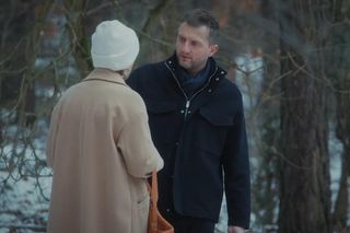 M jak miłość odc. 1870. Dorota (Iwona Rejzner), Bartek (Arkadiusz Smoleński)