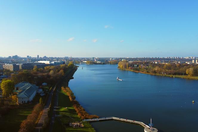 Poznańska Malta z lotu ptaka