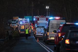 Wypadek koło Skąpego