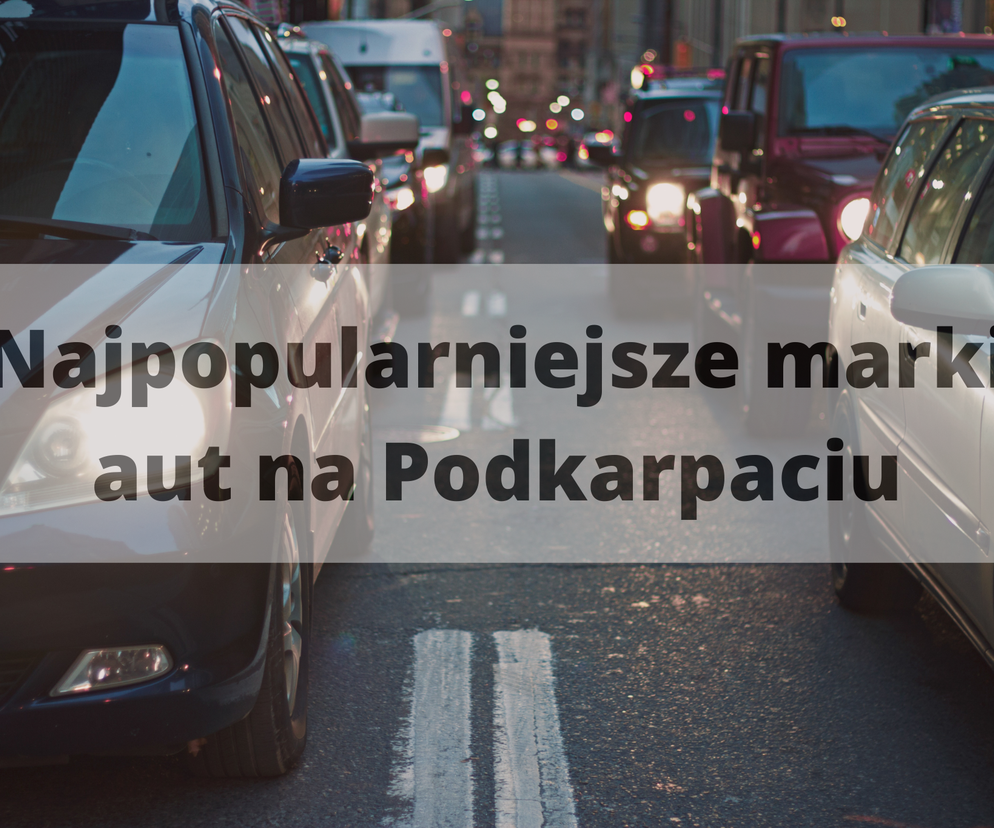 Najpopularniejsze marki samochodów na Podkarpaci