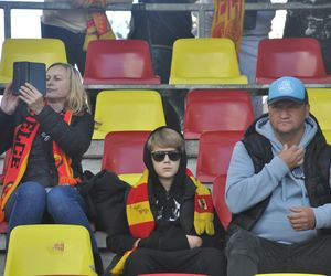 Korona Kielce - Lech Poznań. Zdjęcia kibiców na Exbud Arenie