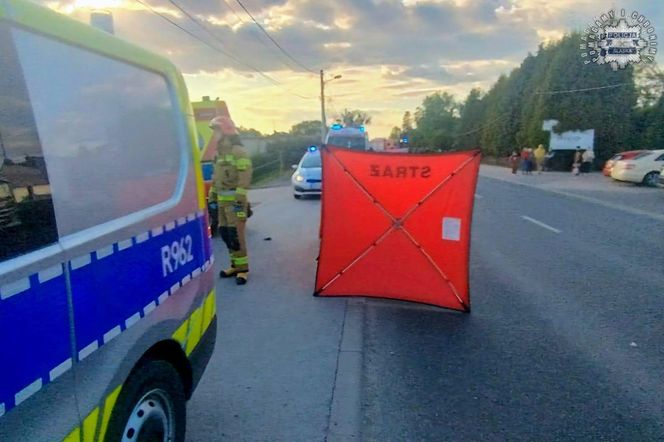 Wypadek na ul. Jastrzębskiej w Wodzisławiu Śląskim
