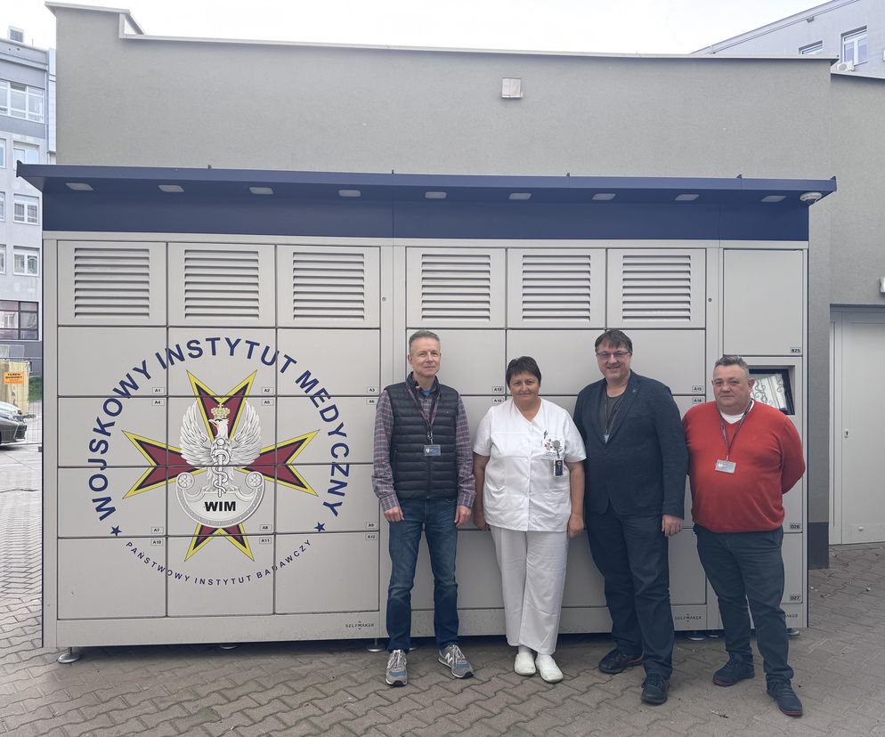 „Paczkomat medyczny” w Wojskowym Instytucie Medycznym