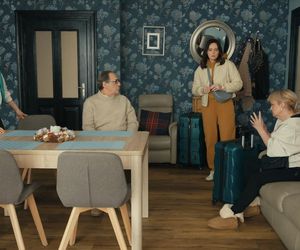 Barwy szczęścia odc. 3200. Małgorzata (Adrianna Biedrzyńska), Jerzy Marczak (Bronisław Wrocławski), Malwina (Joanna Gleń), Natalia (Maria Dejmek)