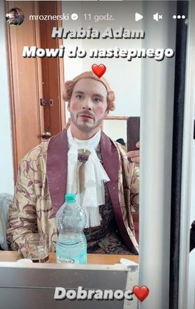 Mikołaj Roznerski (Marcin w M jak miłość) a spektaklu "Piękna Lucynda" w Teatrze 6 piętro