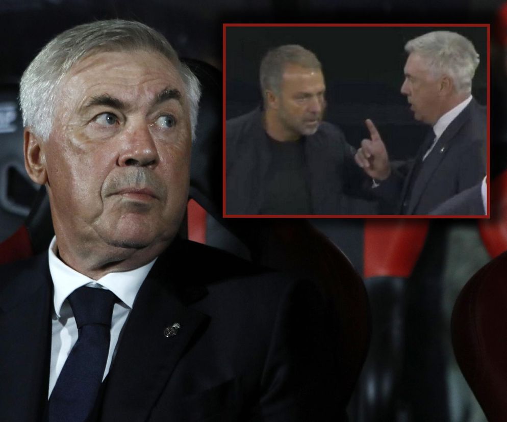 Ancelotti ruszył na Flicka, zaskakująca scena! O co poszło? Odpowiedź otrzymaliśmy po meczu 