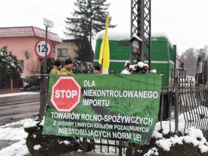 Protest rolników w naszym regionie 