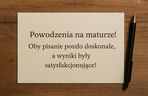 Życzenia dla maturzystów 2025. Czego życzyć przed egzaminem dojrzałości?