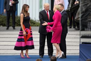 Agata Duda pokazała klasę Trumpowi