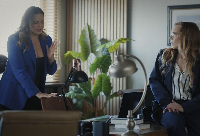 M jak miłość, odcinek 1877: Anita (Melania Grzesiewicz), Sylwia (Hanna Turnau)