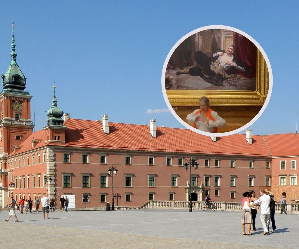 Aktywistka obnażyła się przed słynnym obrazem w Warszawie. Jak Reytan