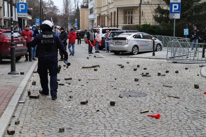 Protest rolników pod Sejmem - starcia z policją