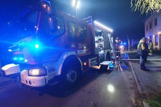 Pożar pustostanu w Lublinie