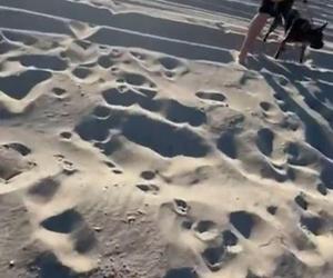 Żona złapała męża z kochanką na plaży! Wszystko się nagrało