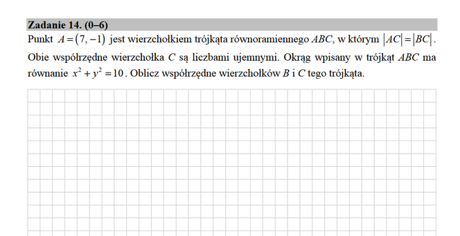 Matura 2020 rozszerzona matematyka. Przykładowe zadania egzaminacyjne