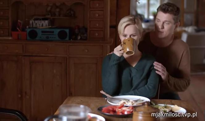 M jak miłość. Sonia (Barbara Wypych), Janek (Tomas Kollarik)