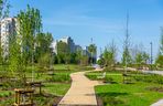 Park nad Południową Obwodnicą Warszawy na Ursynowie