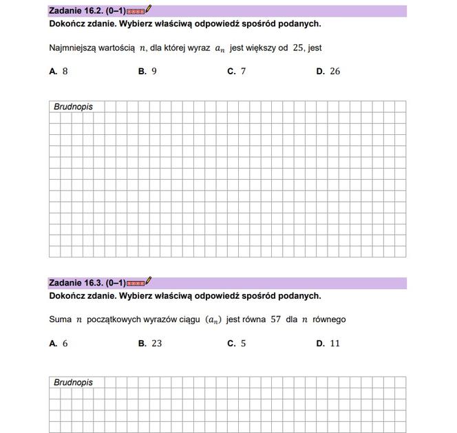 Matura próbna matematyka 2023 - CKE (wrzesień 2022)