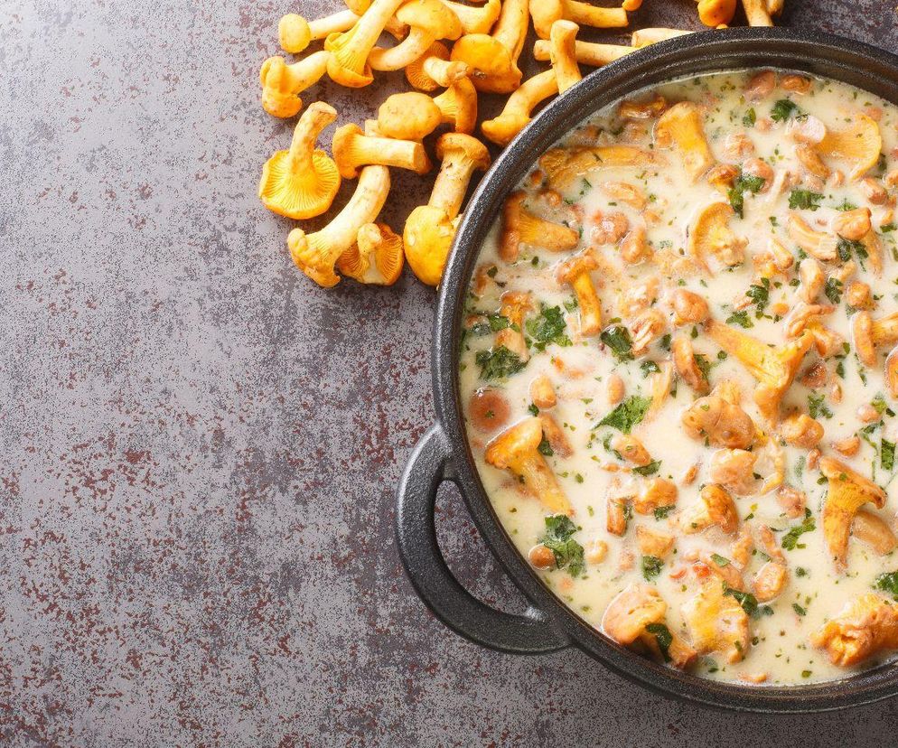 kurki w śmietanie z masłem i białym winem