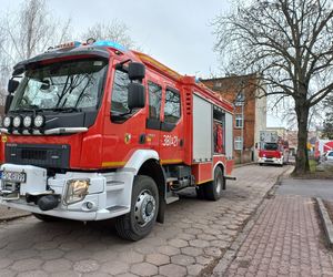 Pożar w kamienicy w Lesznie. Strażacy wynosili sadzę z komina wiadrami 