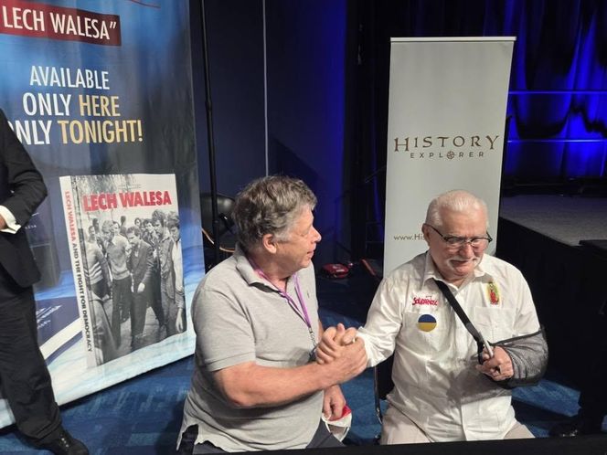 Lech Wałęsa w USA