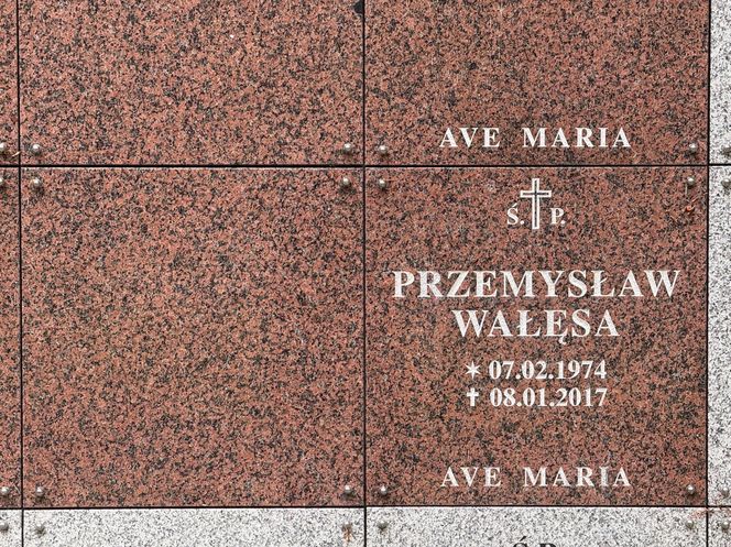 grób Przemysława Wałęsy