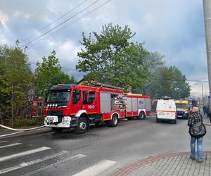 Pożar budynku przy ul. Paderewskiego