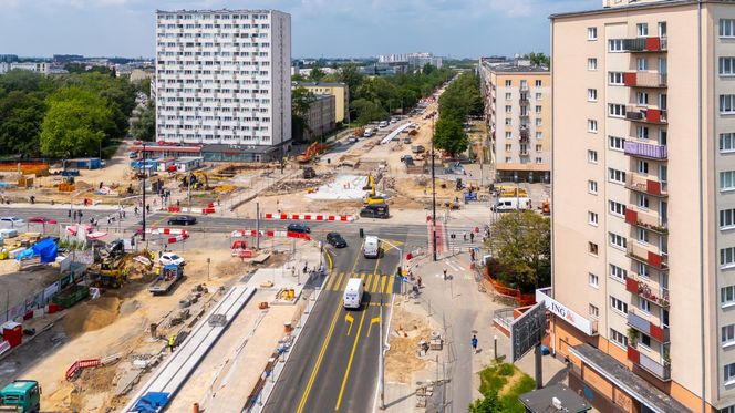 Budowa tramwaju do Dworca Zachodniego od strony Ochoty