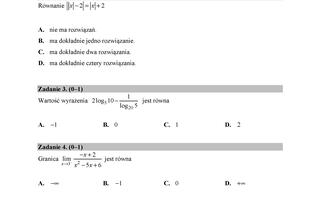 Arkusz matematyka