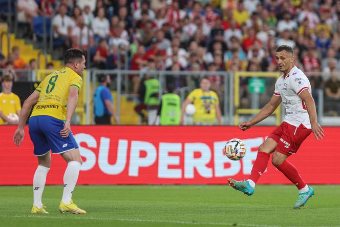 Ronaldinho na Stadionie Śląskim w meczu gwiazd Polska - Brazylia