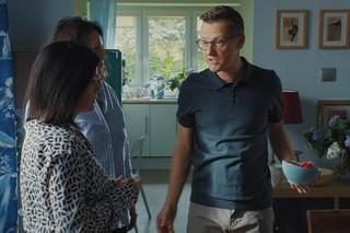 M jak miłość odc. 1745. Marysia (Małgorzata Pieńkowska), Piotrek (Marcin Mroczek), Kinga (Katarzyna Cichopek)