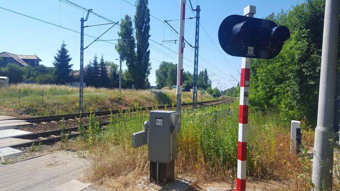 Pociąg potrącił mężczyznę przechodzącego przy zamkniętym szlabanie