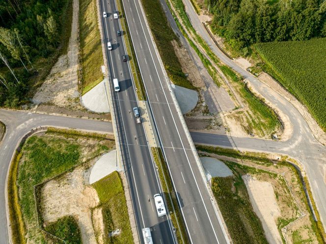 Budowany odcinek S61 Łomża Zachód-Stawiski
