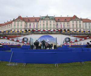 Tak wyglądają Arkady Kubickiego tuż przed przemówieniem Joe Bidena