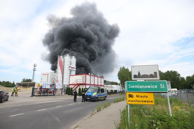 Pożar w Siemianowicach Śląskich