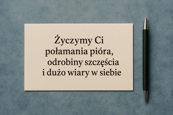 Życzenia dla maturzystów 2025. Czego życzyć przed egzaminem dojrzałości?