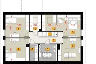 Projekt domu Dla rodziny 1G1 od Muratora - galeria wizualizacji i rysunków