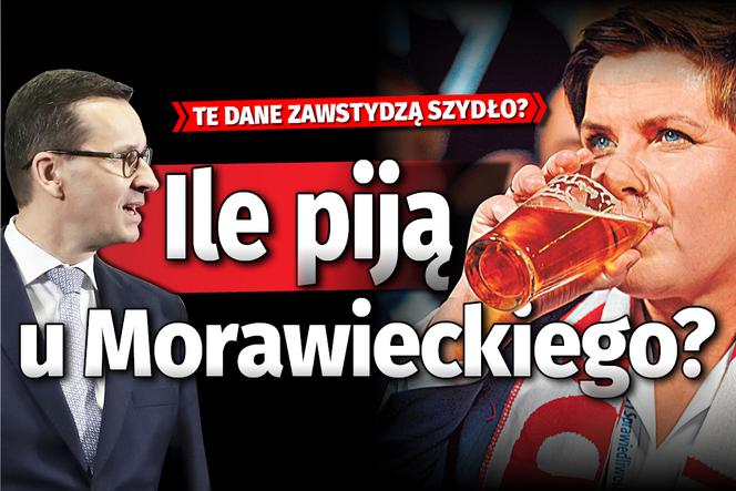 Ile piją u Morawieckiego?