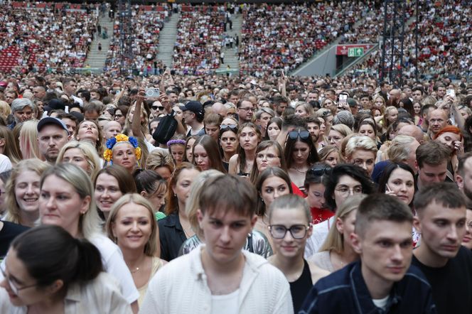 Koncert Jennifer Lopez w Warszawie (25.07.2025) - część pierwsza. Organizatorem koncertu jest Prestige MJM