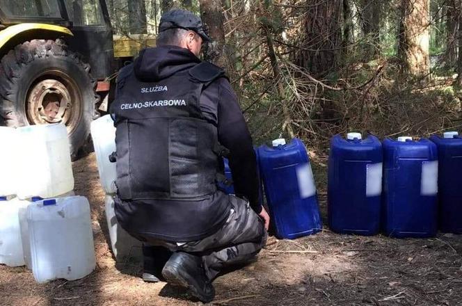 Gródek. Leśna bimbrownia zlikwidowana