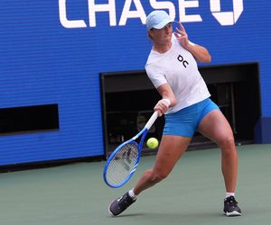 Iga Świątek, trening przed ćwierćfinałem US Open