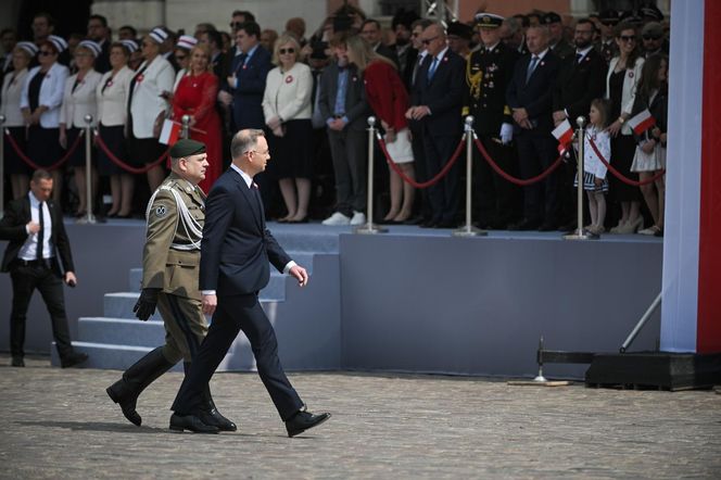 Uroczystości na pl. Zamkowym w Warszawie (3.05.2025)