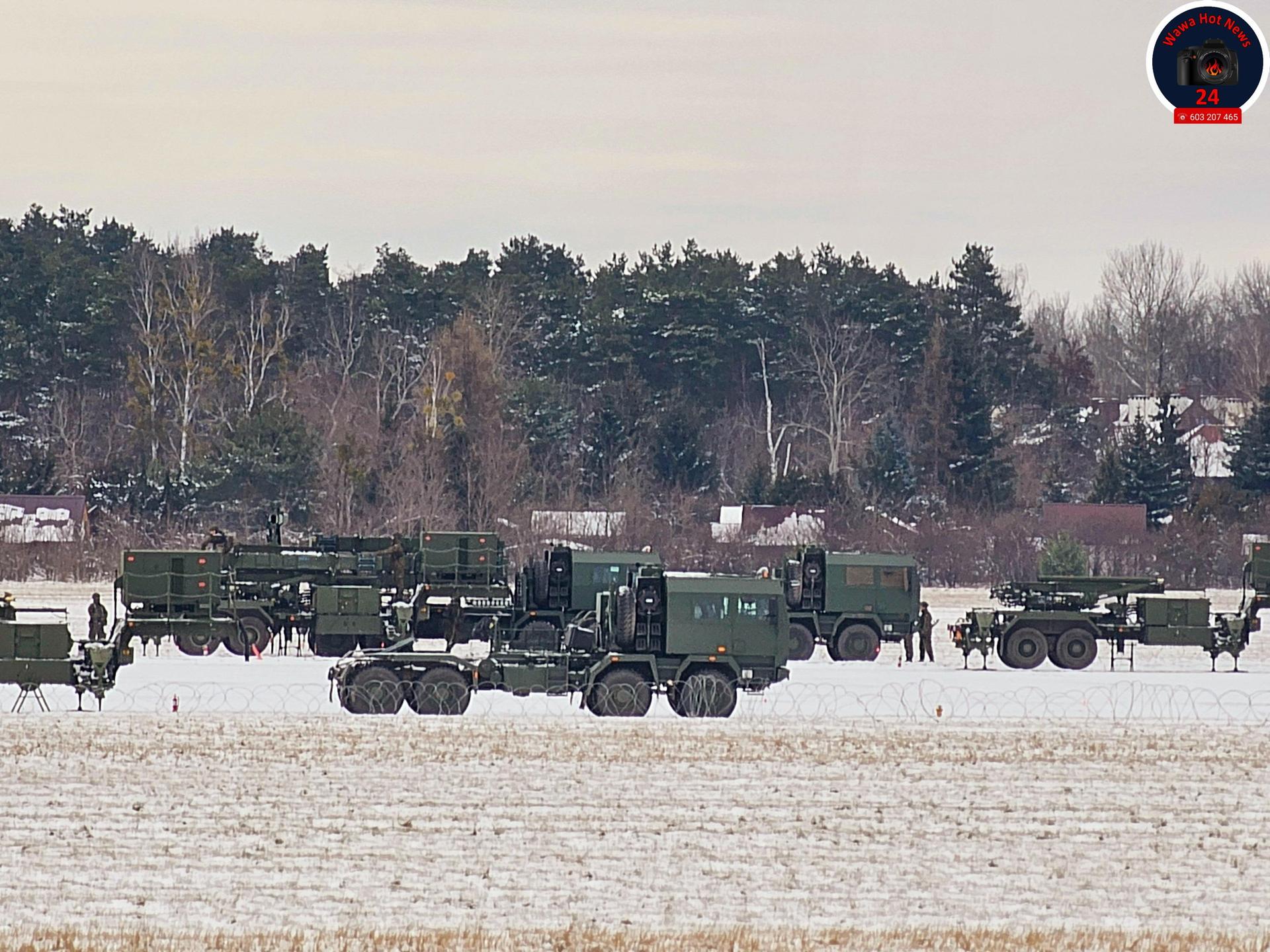 Na lotnisko na Bemowie jadą wyrzutnie Patriot. „To ważny element szkolenia żołnierzy”
