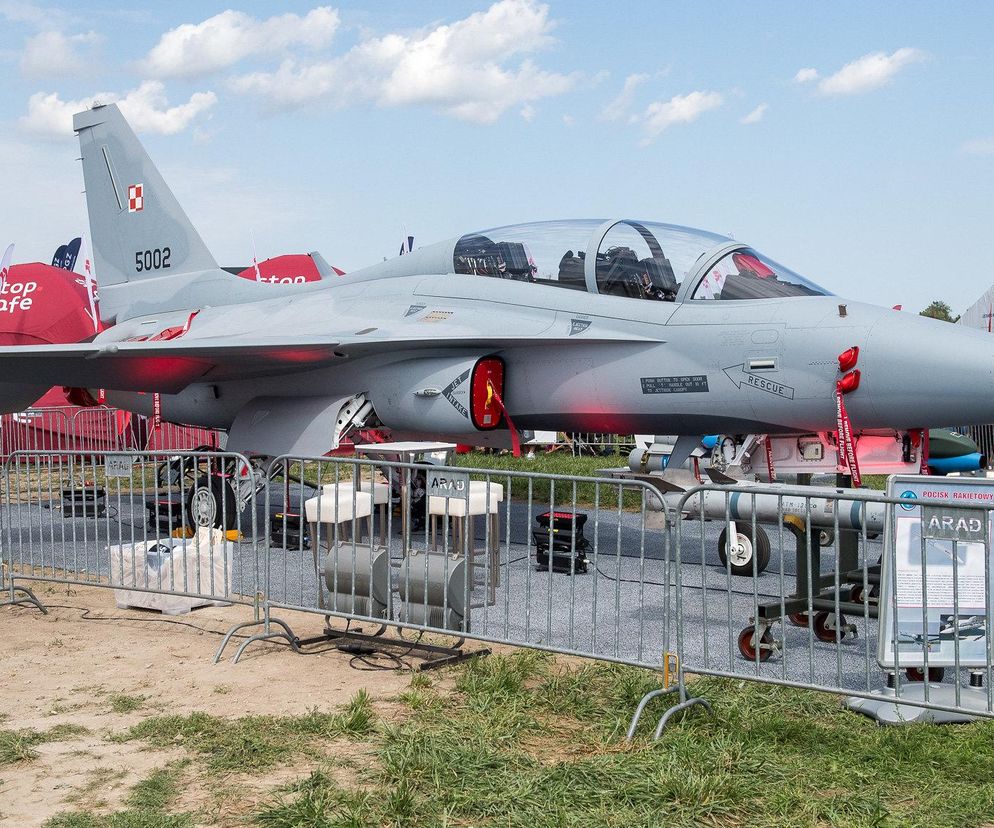 FA-50GF na ekspozycji Radom Air Show 2023